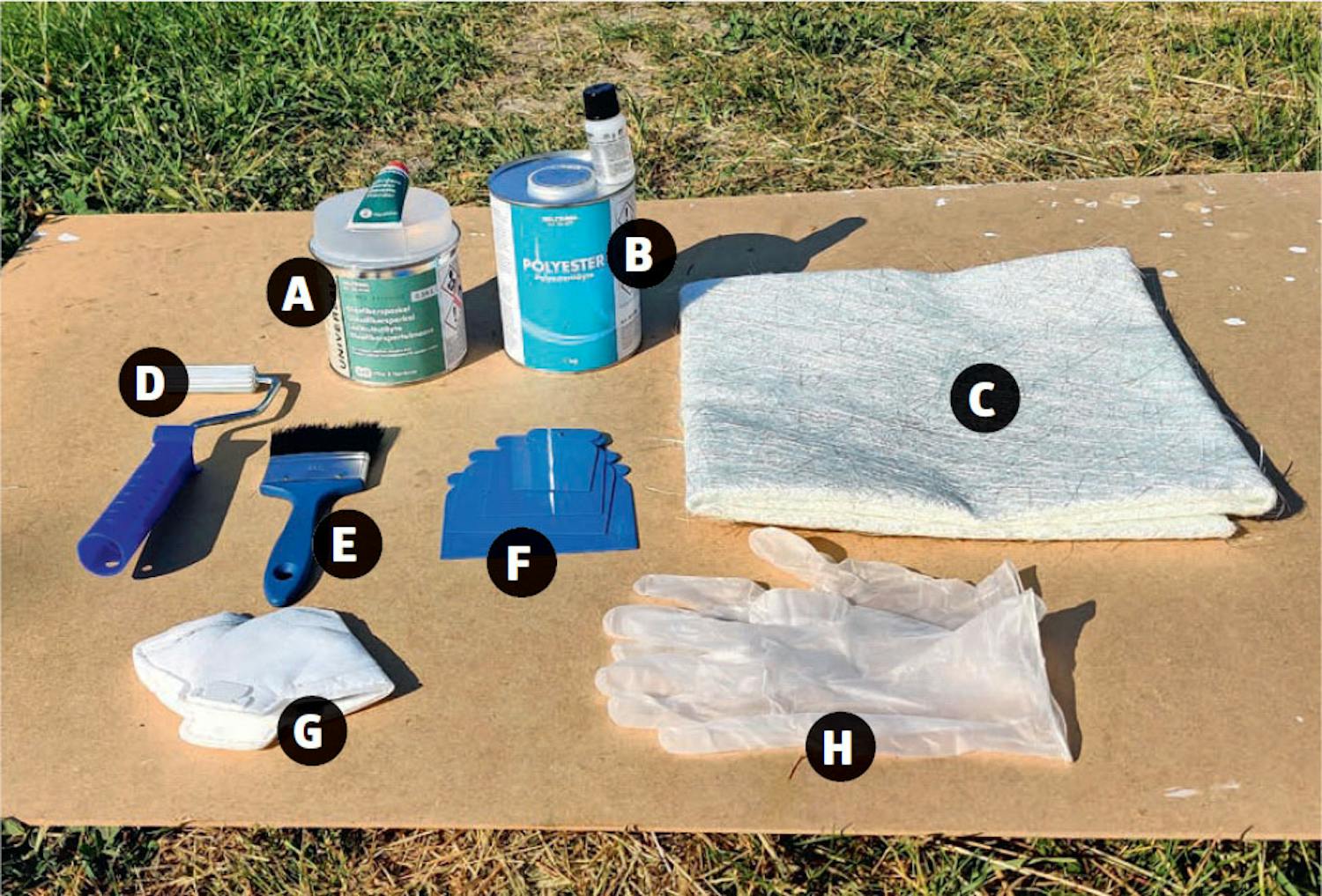 Slik jobber du med glassfiber Slik jobber du med glassfiber